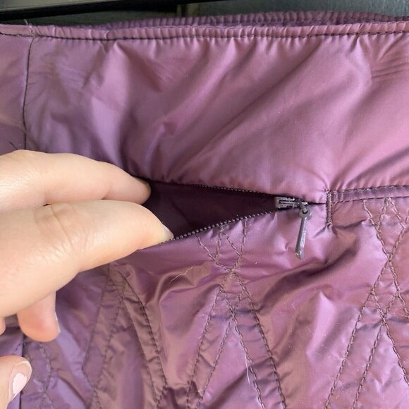 Mountain Hardwear Trekkin Insulated Running Mini Skirt Quilted Size XS Purple - Picture 2 of 6